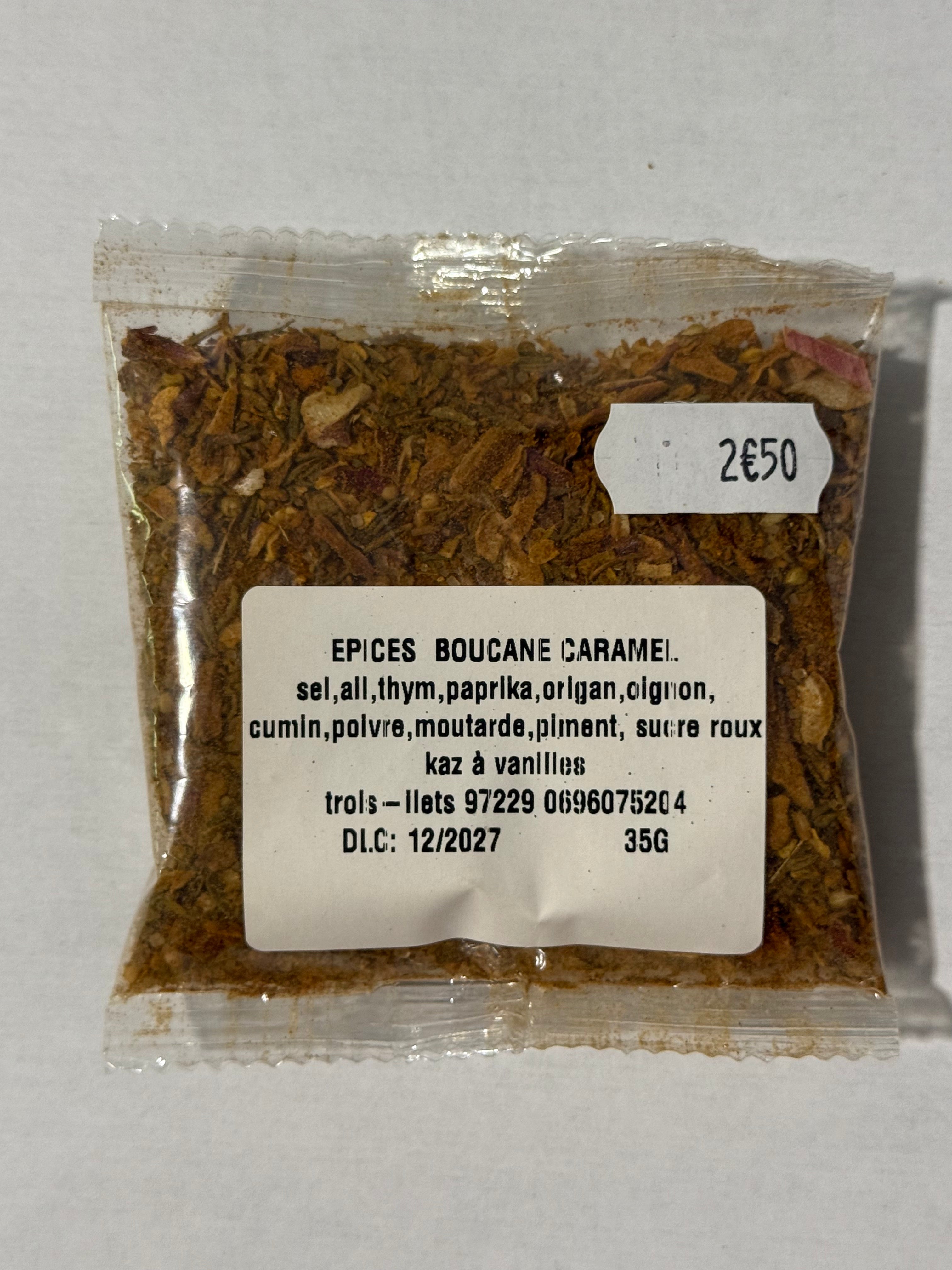 Épices boucané caramel