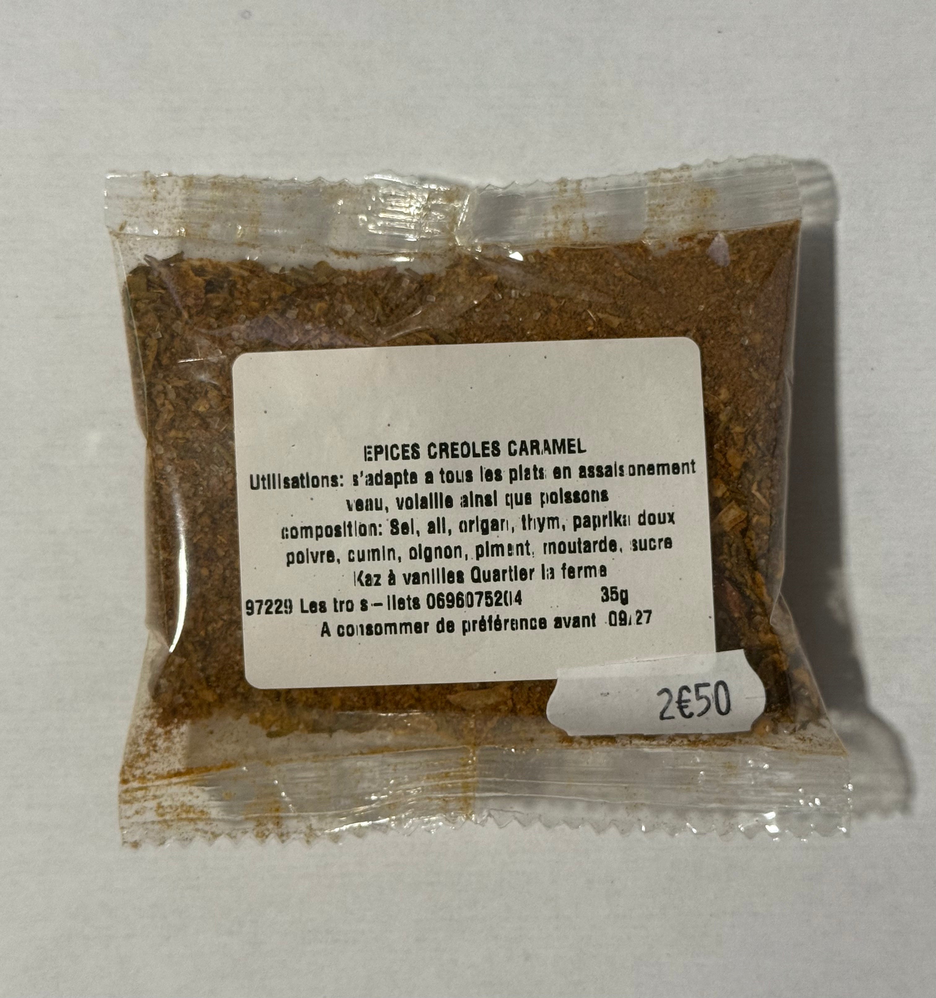 Épices créoles caramel