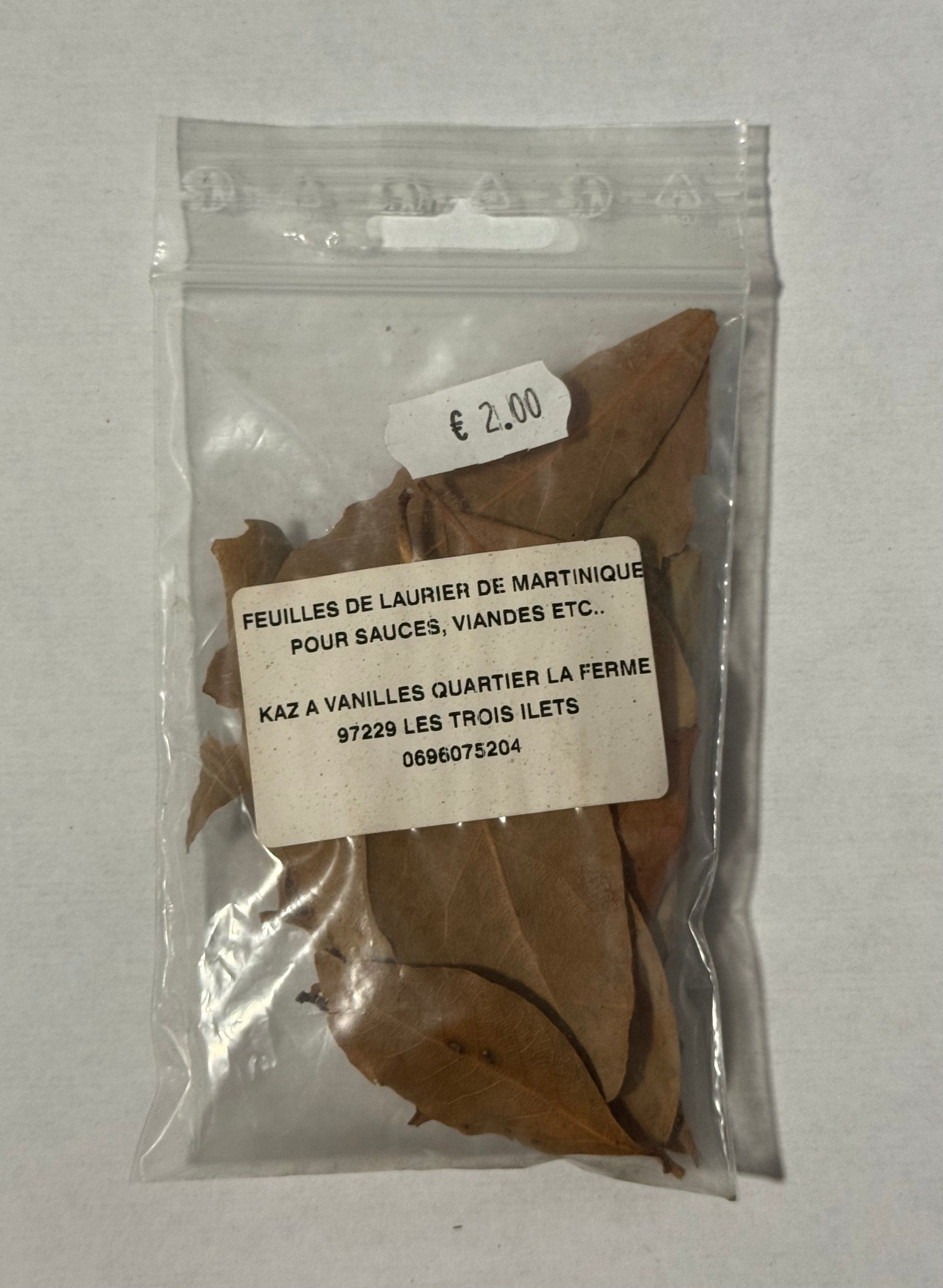 Feuilles de laurier de Martinique