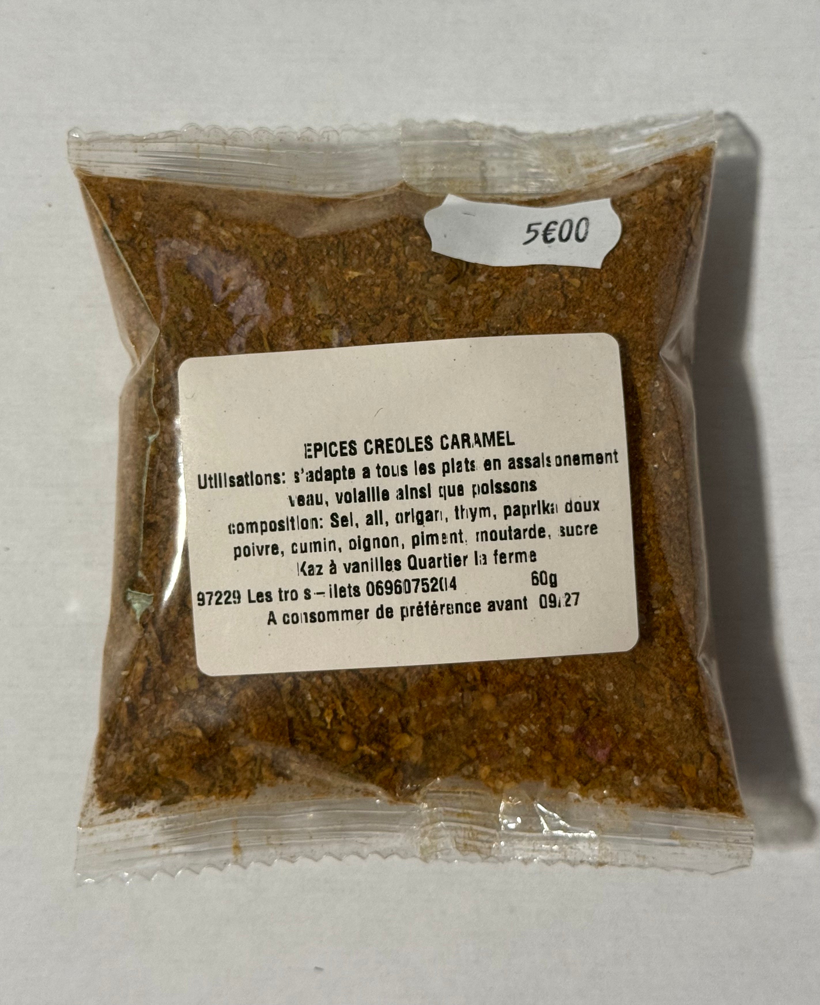 Épices créoles caramel