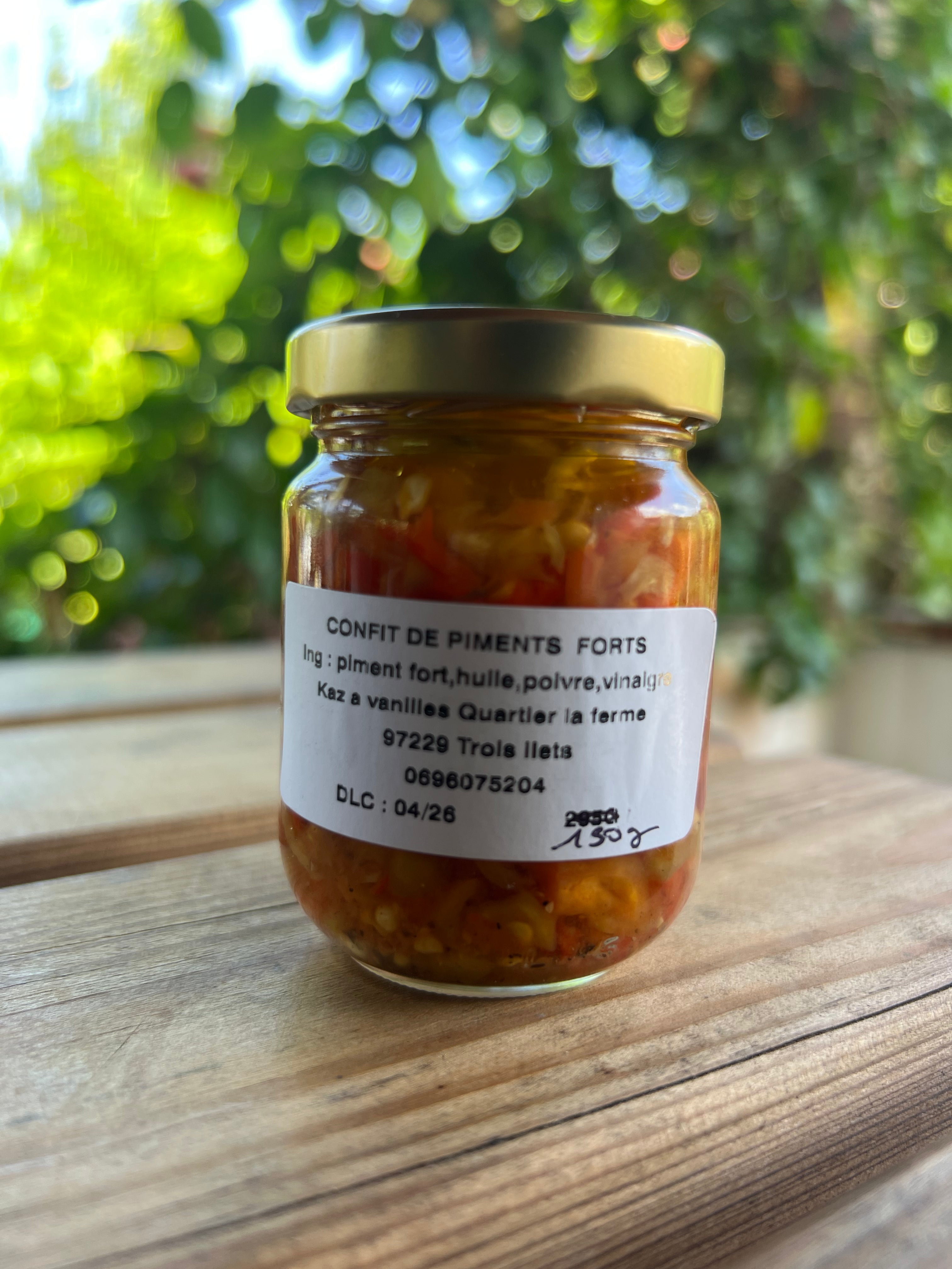 Confit de piment fort