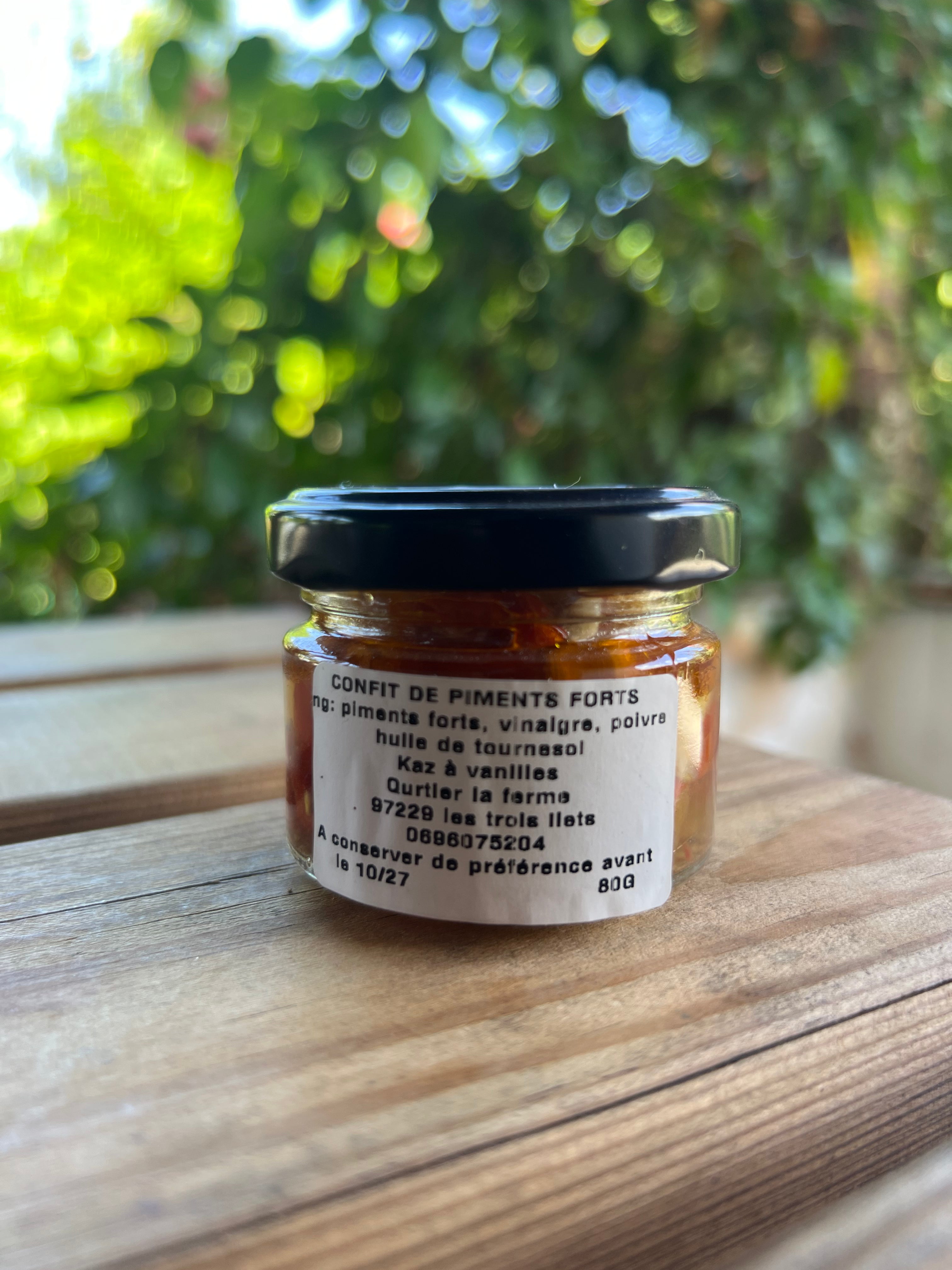 Confit de piment fort