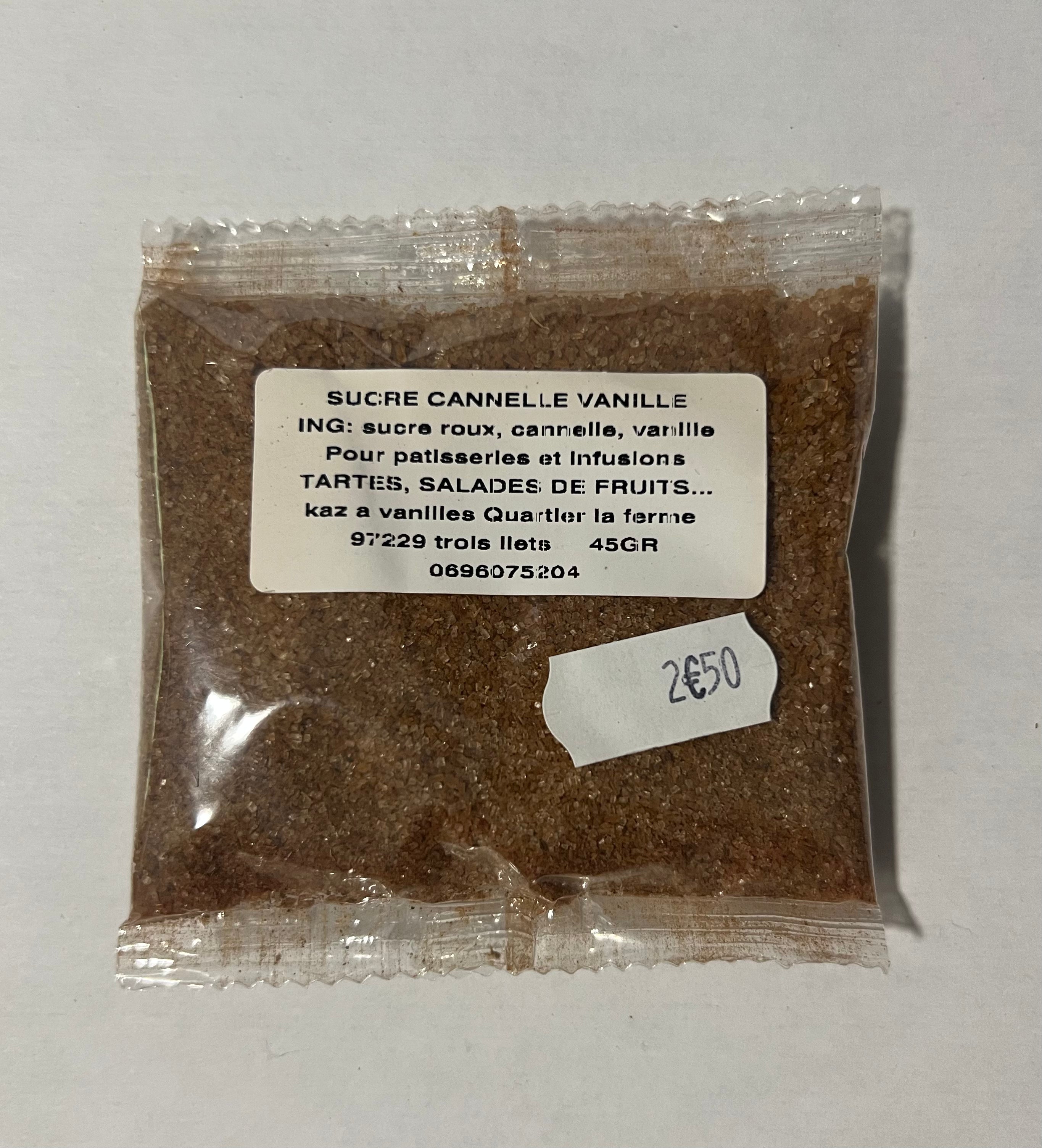 Sucre cannelle vanille