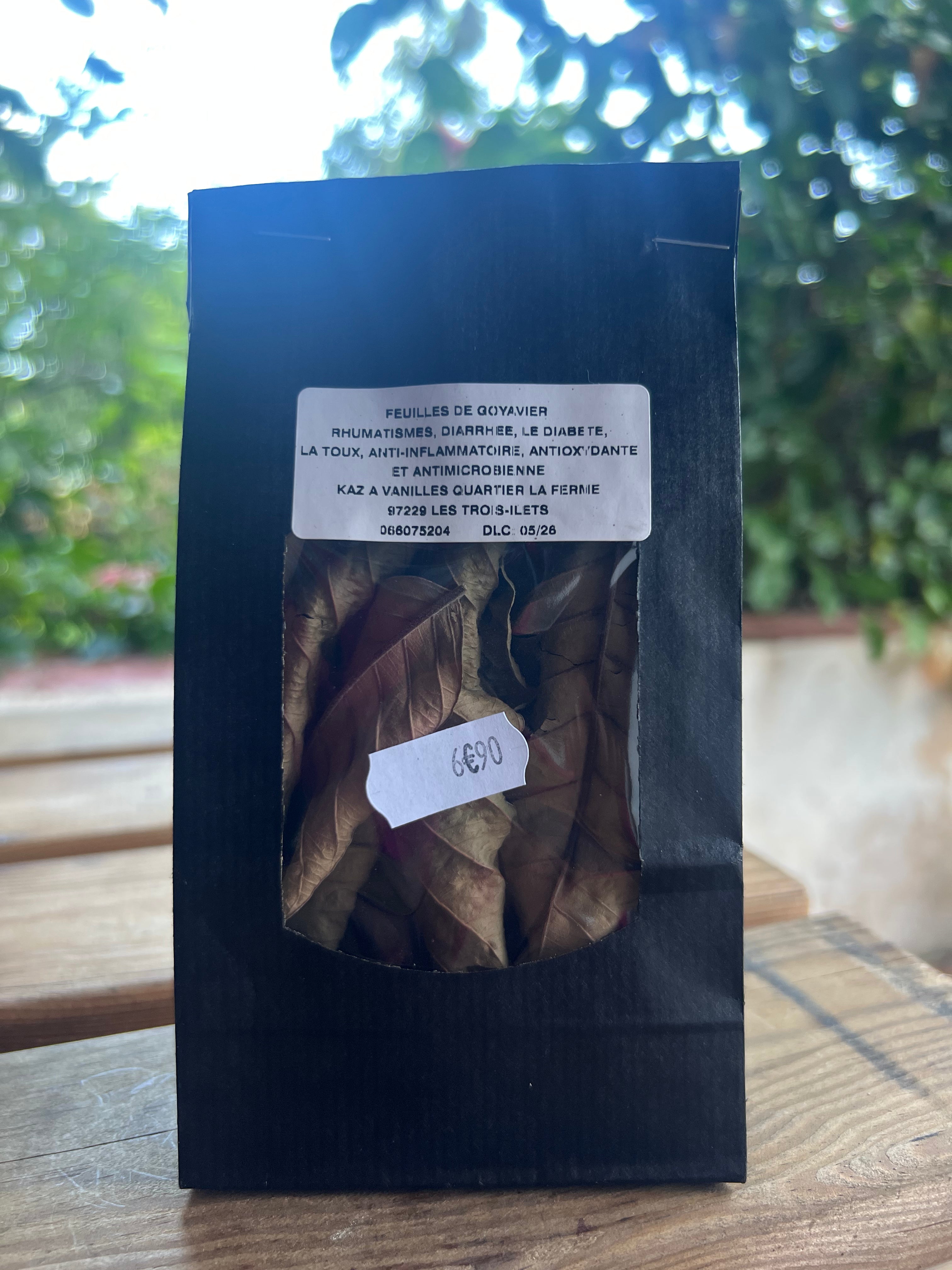 Infusion feuilles de goyavier